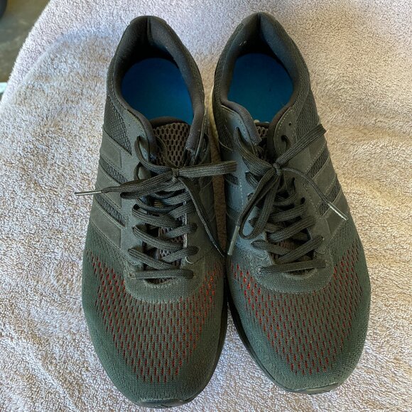 Adidas Adizero Boston Boost Men’s Running Shoes – Size 10.5 | Black/Red - Picture 1 of 7